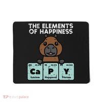 Capybara Elements Of Happiness Capy Science Women Mousepad thumb 0