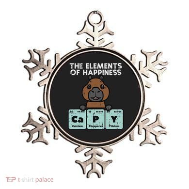 Capybara Elements Of Happiness Capy Science Women Ornament