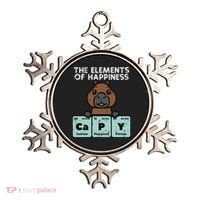 Capybara Elements Of Happiness Capy Science Women Ornament thumb 0