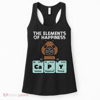 Capybara Elements Of Happiness Capy Science Women Women's Tank Top thumb 0
