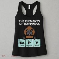 Capybara Elements Of Happiness Capy Science Women Women's Tank Top thumb 3