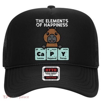Capybara Elements Of Happiness Capy Science Women Hat