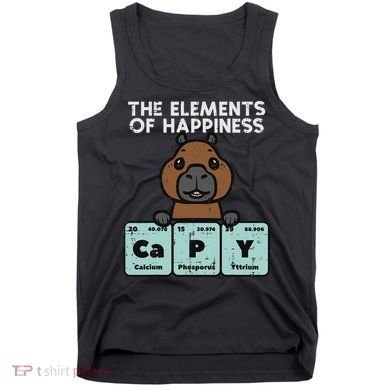 Capybara Elements Of Happiness Capy Science Women Tank Top