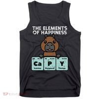Capybara Elements Of Happiness Capy Science Women Tank Top thumb 0