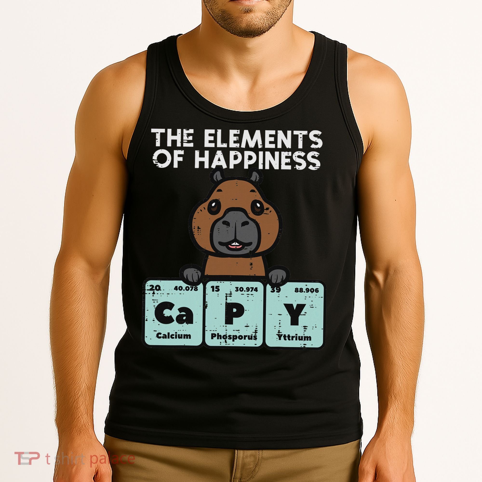 Capybara Elements Of Happiness Capy Science Women Tank Top