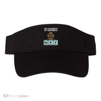 Capybara Elements Of Happiness Capy Science Women Visor