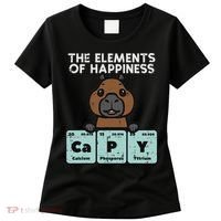 Capybara Elements Of Happiness Capy Science Women Women's T-Shirt thumb 0
