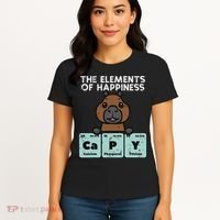 Capybara Elements Of Happiness Capy Science Women Women's T-Shirt thumb 4