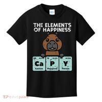 Capybara Elements Of Happiness Capy Science Women Kids T-Shirt thumb 0