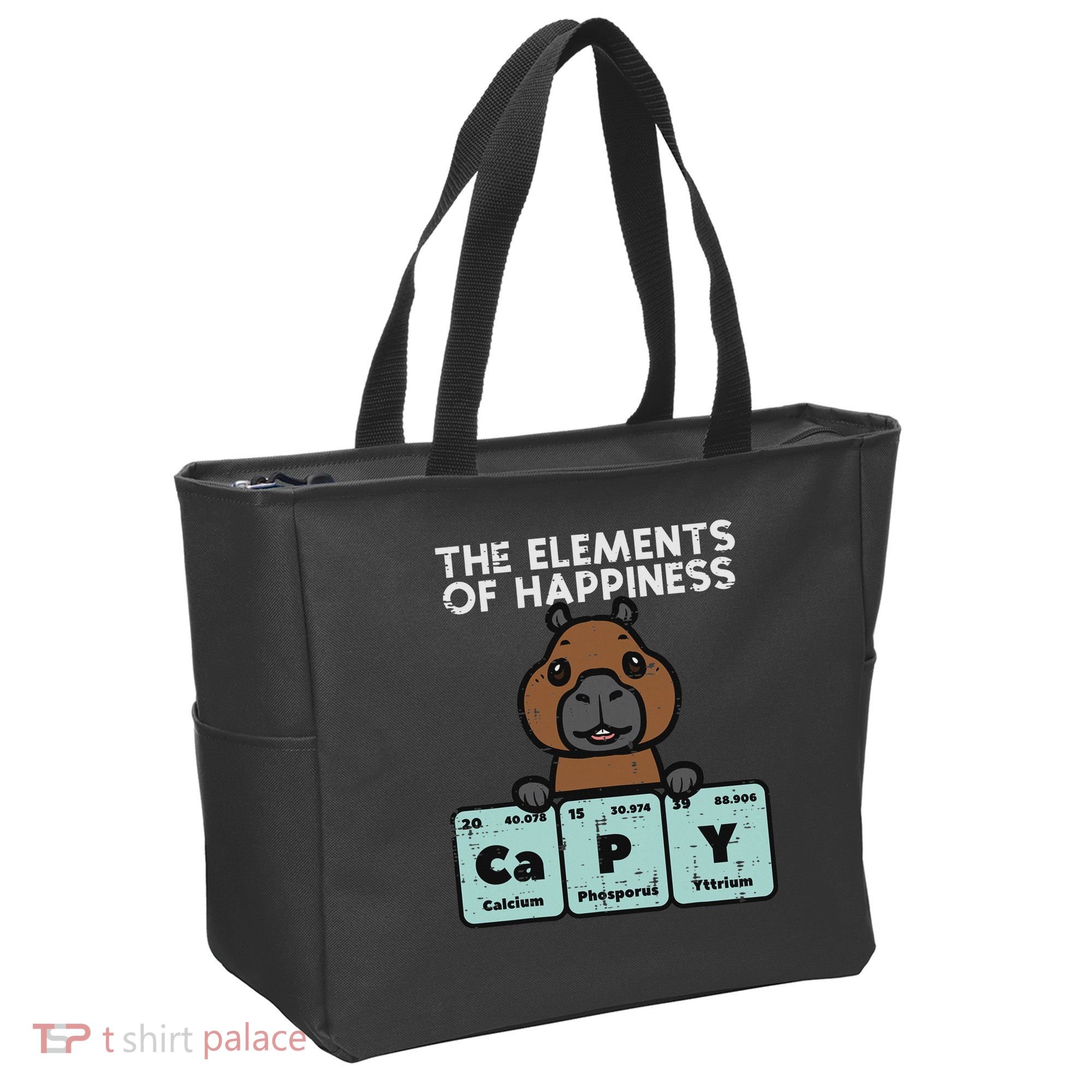 Capybara Elements Of Happiness Capy Science Women Tote Bag