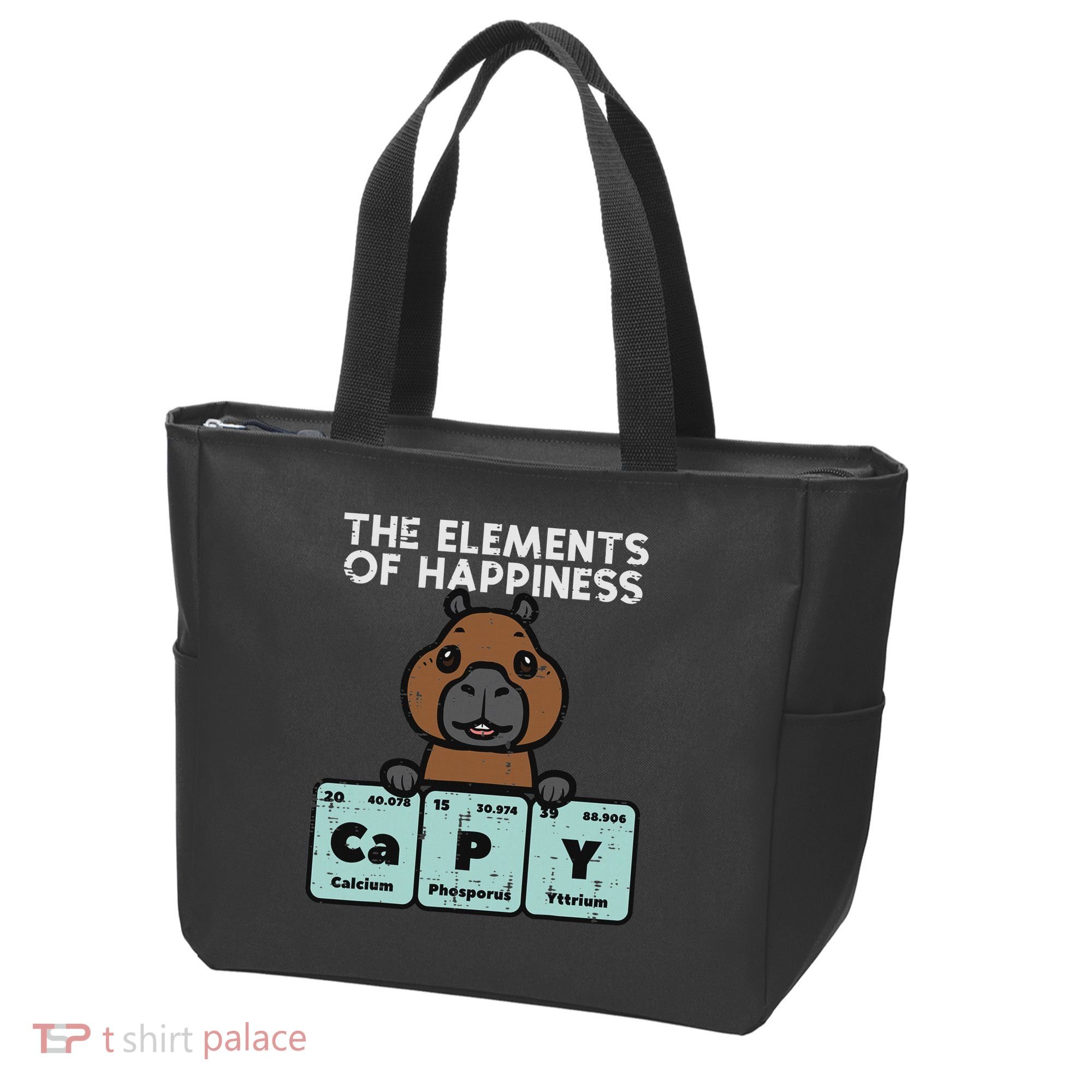 Capybara Elements Of Happiness Capy Science Women Tote Bag