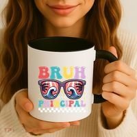 Cute End Of School Year Teacher Summer Bruh We Out Principal Cute Gift Coffee Mug thumb 3