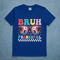 Cute End Of School Year Teacher Summer Bruh We Out Principal Cute Gift T-Shirt thumb 5