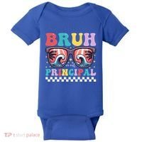 Cute End Of School Year Teacher Summer Bruh We Out Principal Cute Gift Baby Bodysuit thumb 0