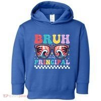 Cute End Of School Year Teacher Summer Bruh We Out Principal Cute Gift Toddler Hoodie thumb 0