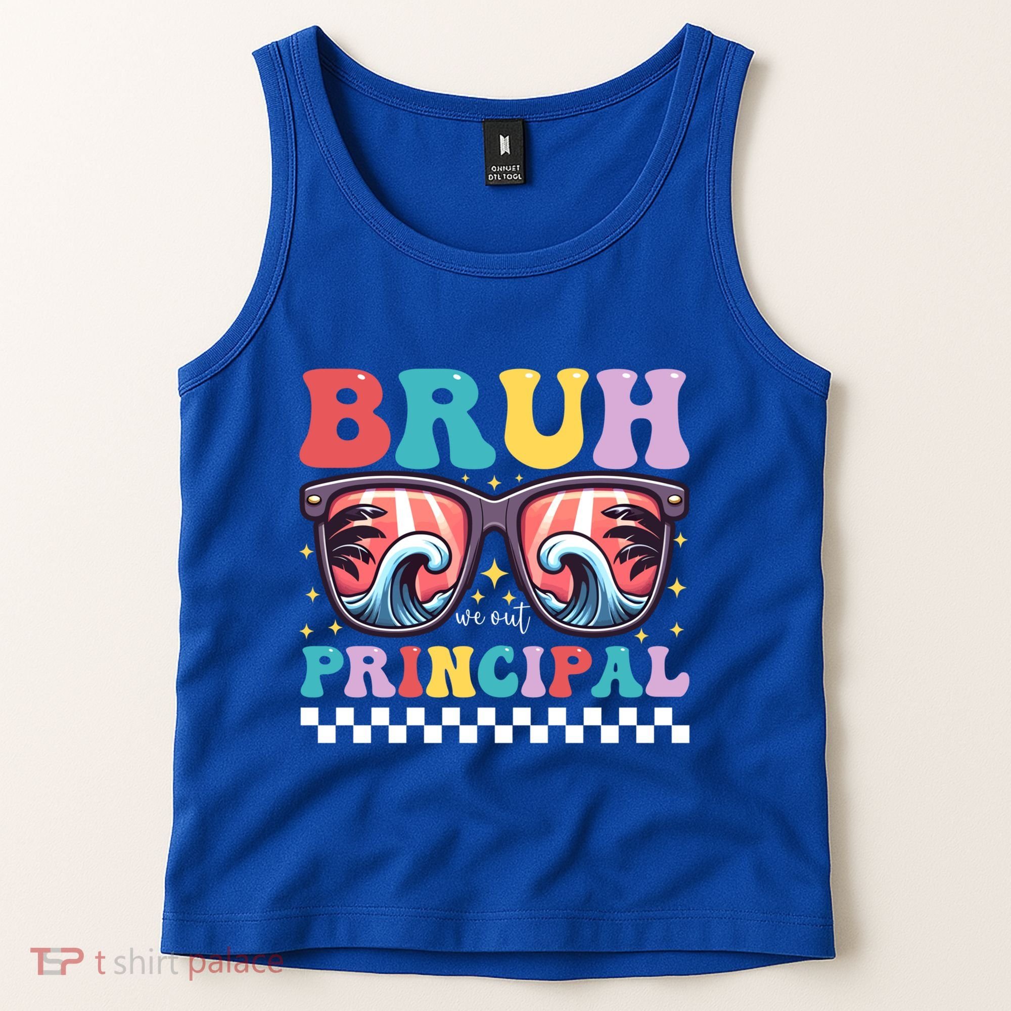 Cute End Of School Year Teacher Summer Bruh We Out Principal Cute Gift Tank Top