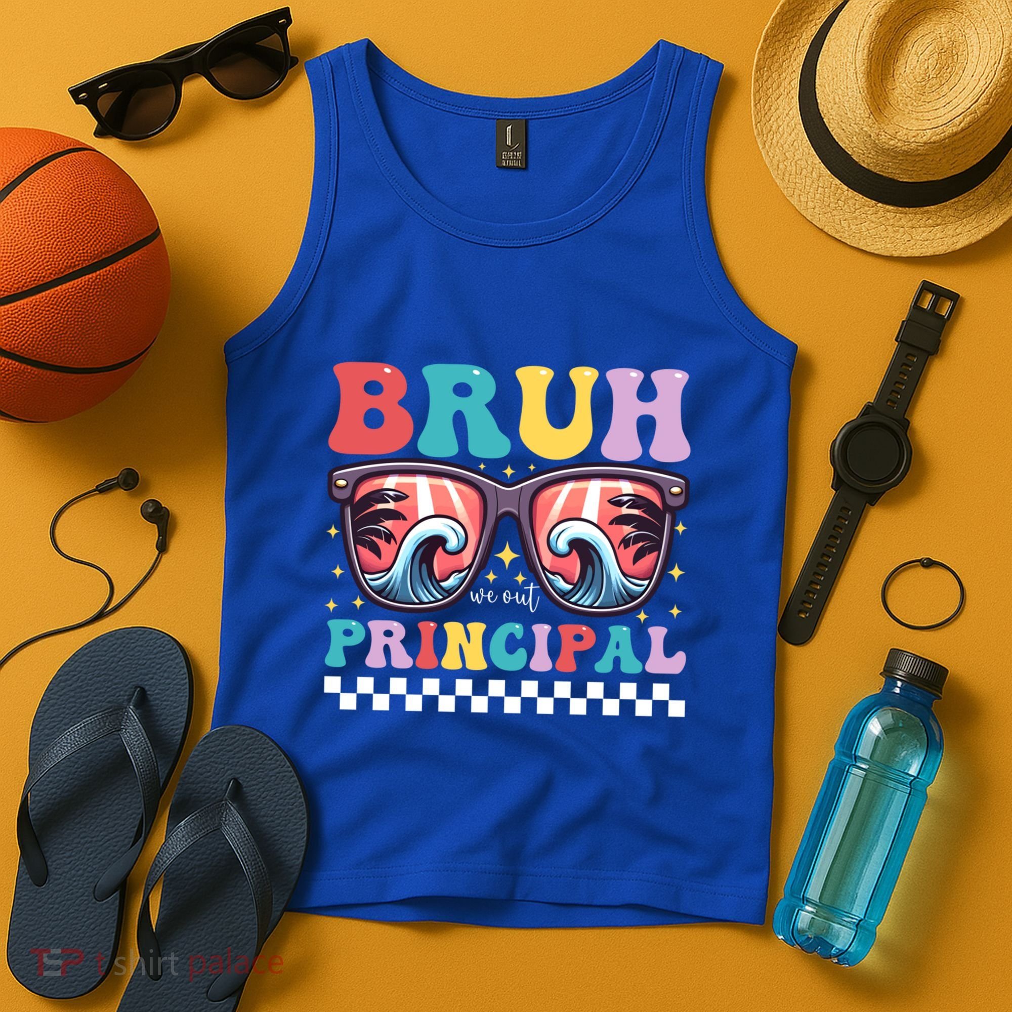 Cute End Of School Year Teacher Summer Bruh We Out Principal Cute Gift Tank Top