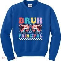 Cute End Of School Year Teacher Summer Bruh We Out Principal Cute Gift Kids Sweatshirt thumb 0