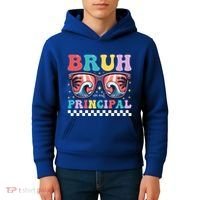 Cute End Of School Year Teacher Summer Bruh We Out Principal Cute Gift Kids Hoodie thumb 4