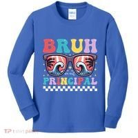 Cute End Of School Year Teacher Summer Bruh We Out Principal Cute Gift Kids Long Sleeve Shirt thumb 0