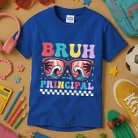 Cute End Of School Year Teacher Summer Bruh We Out Principal Cute Gift Kids T-Shirt thumb 3