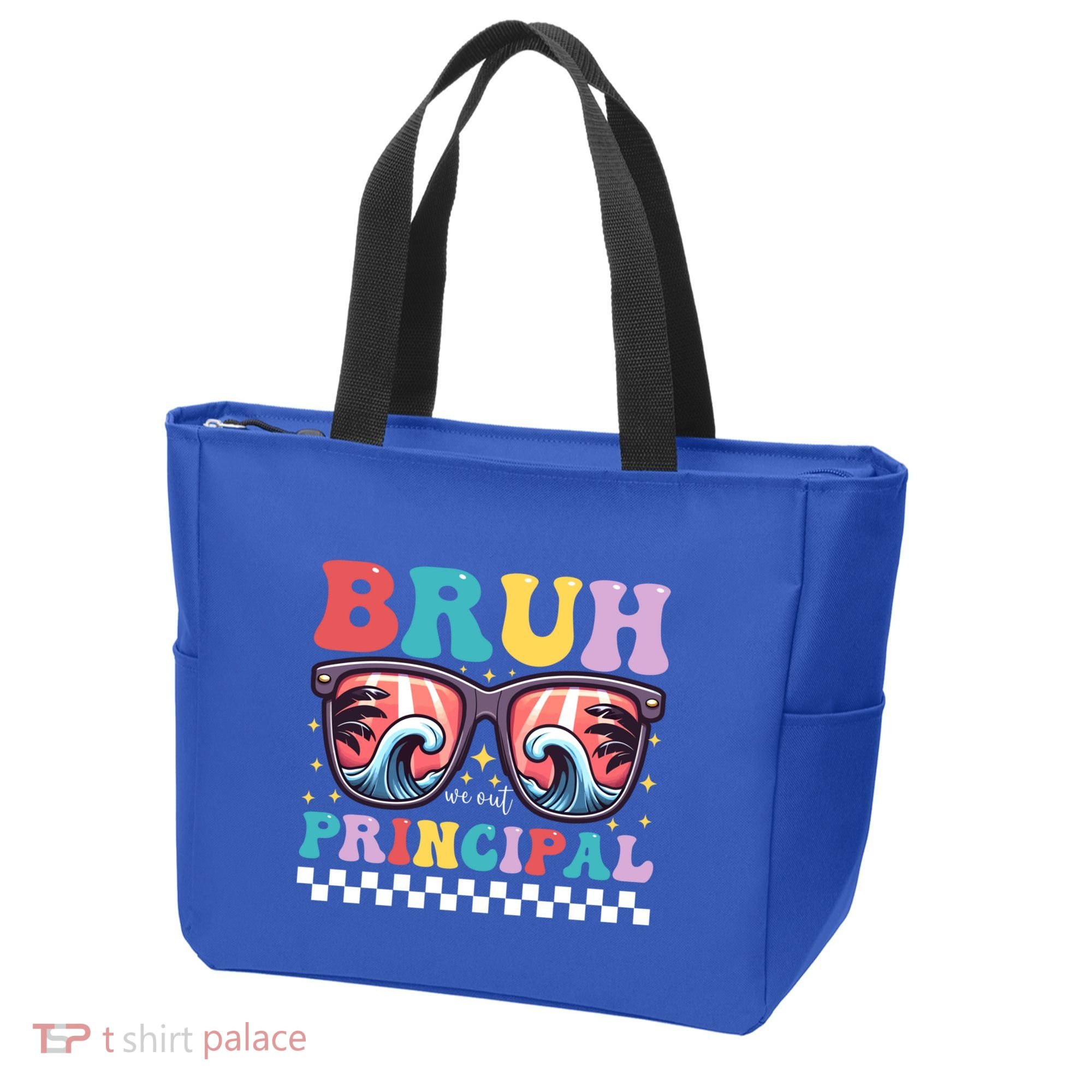 Cute End Of School Year Teacher Summer Bruh We Out Principal Cute Gift Tote Bag