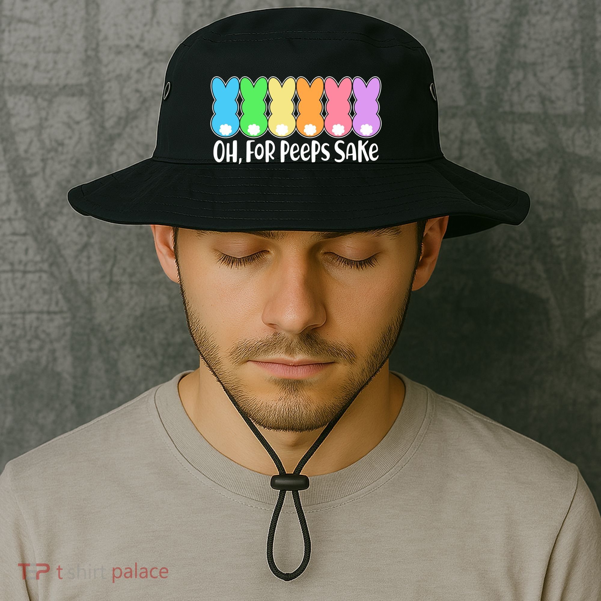 Cute Easter Oh For Peeps Sake Bucket Hat