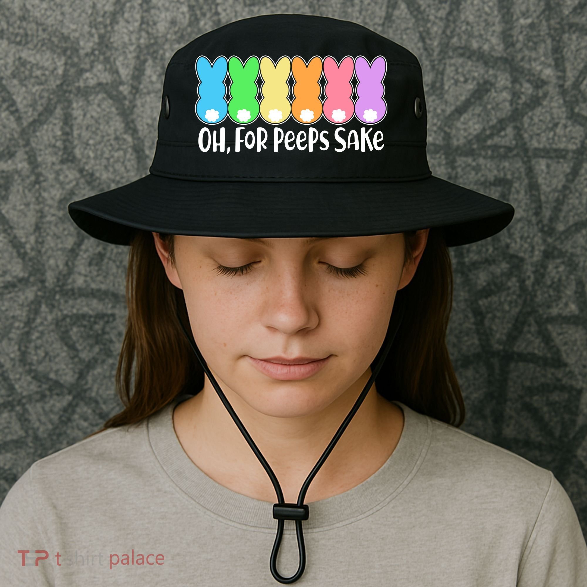 Cute Easter Oh For Peeps Sake Bucket Hat