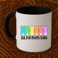 Cute Easter Oh For Peeps Sake Coffee Mug thumb 2