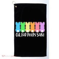 Cute Easter Oh For Peeps Sake Golf Towel thumb 0