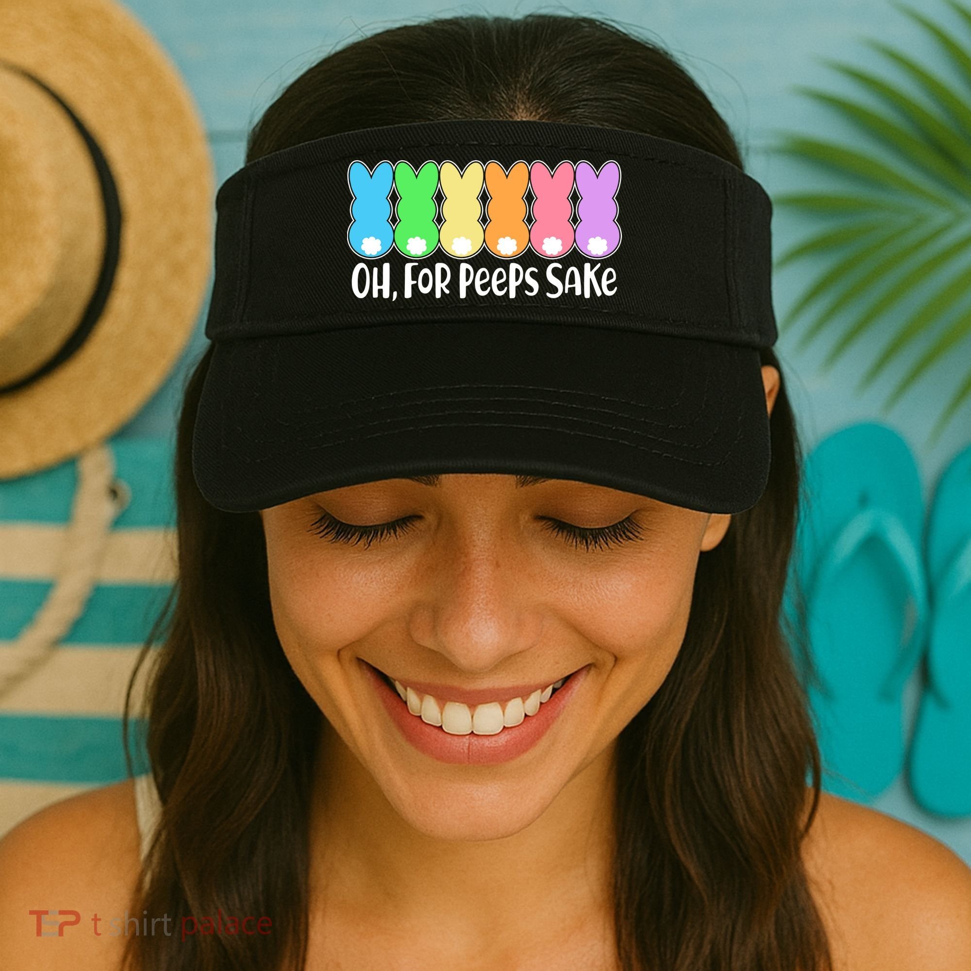 Cute Easter Oh For Peeps Sake Visor