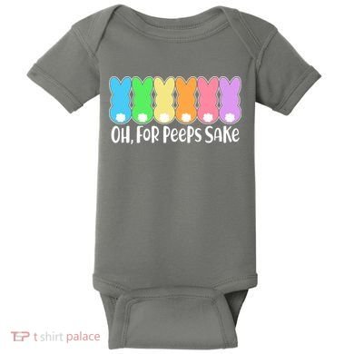 Cute Easter Oh For Peeps Sake Baby Bodysuit