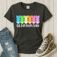 Cute Easter Oh For Peeps Sake Women's T-Shirt thumb 3