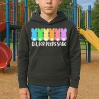 Cute Easter Oh For Peeps Sake Kids Hoodie thumb 2