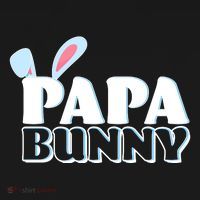 Cute Easter Papa Bunny Matching Family Shirts Coaster thumb 2