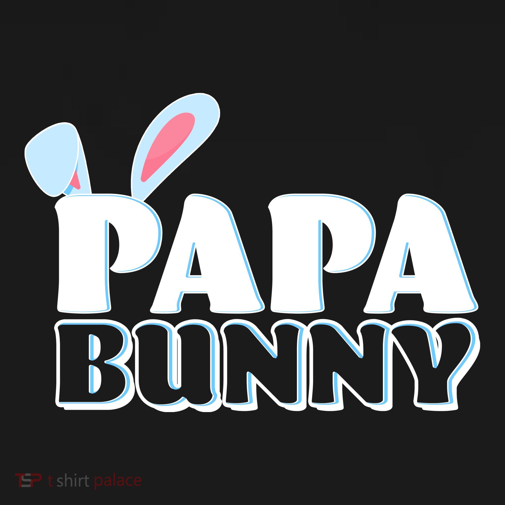 Cute Easter Papa Bunny Matching Family Shirts Coaster