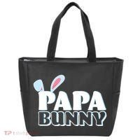 Cute Easter Papa Bunny Matching Family Shirts Tote Bag thumb 0