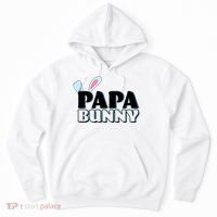 Cute Easter Papa Bunny Matching Family Shirts Hoodie thumb 0