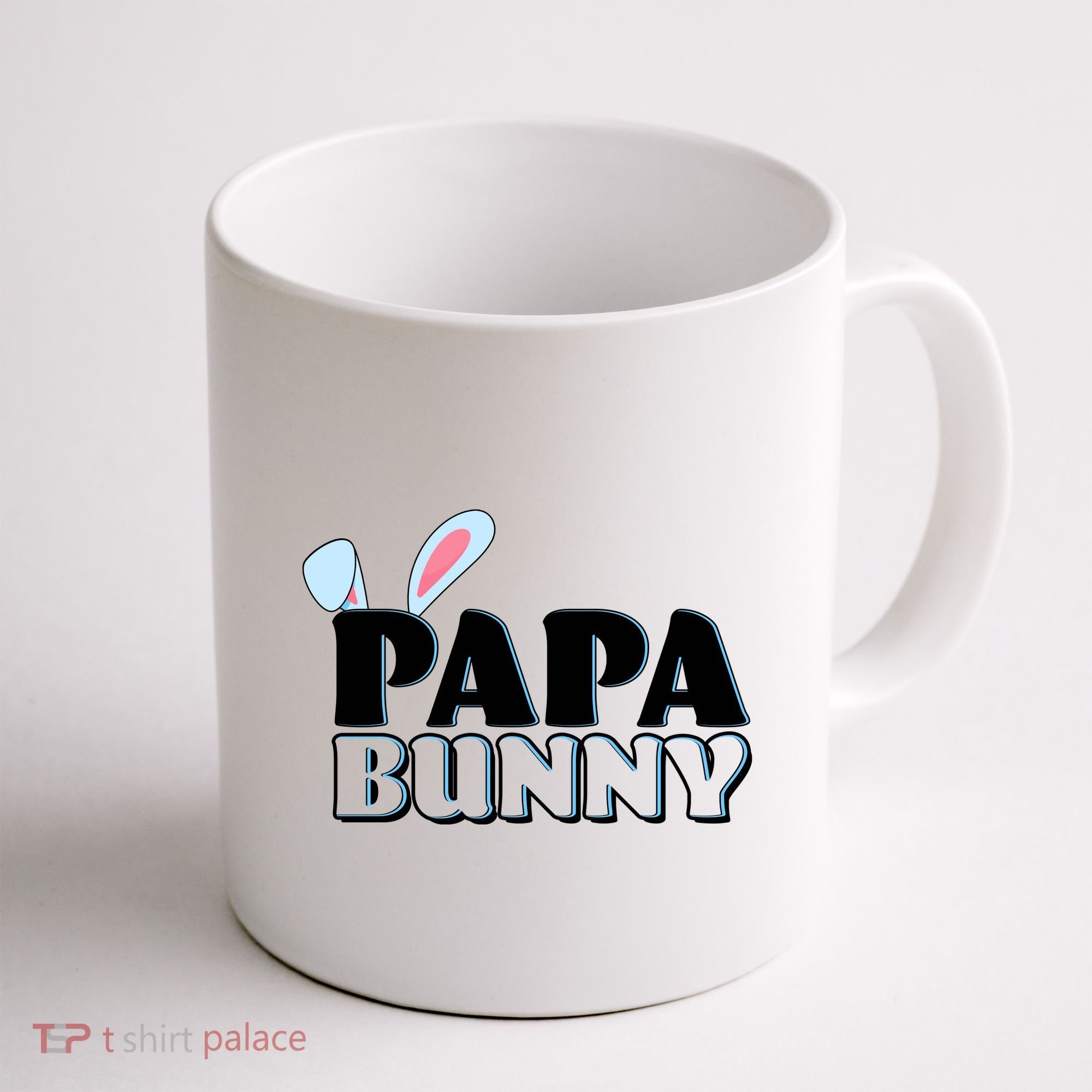 Cute Easter Papa Bunny Matching Family Shirts Coffee Mug