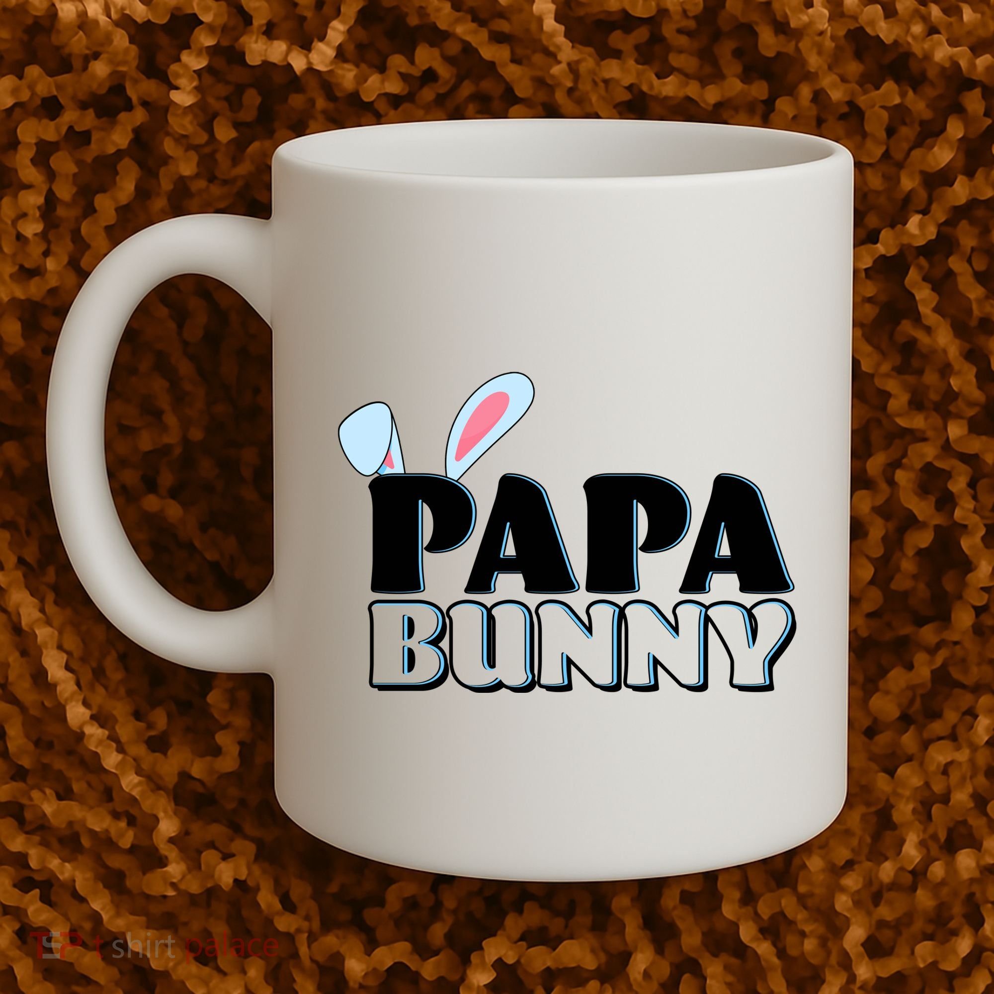 Cute Easter Papa Bunny Matching Family Shirts Coffee Mug