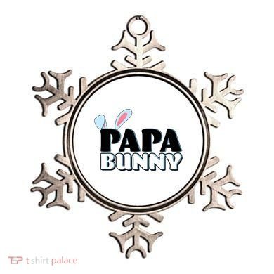 Cute Easter Papa Bunny Matching Family Shirts Ornament