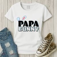Cute Easter Papa Bunny Matching Family Shirts Women's T-Shirt thumb 3