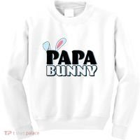 Cute Easter Papa Bunny Matching Family Shirts Kids Sweatshirt thumb 0