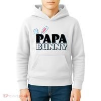 Cute Easter Papa Bunny Matching Family Shirts Kids Hoodie thumb 4