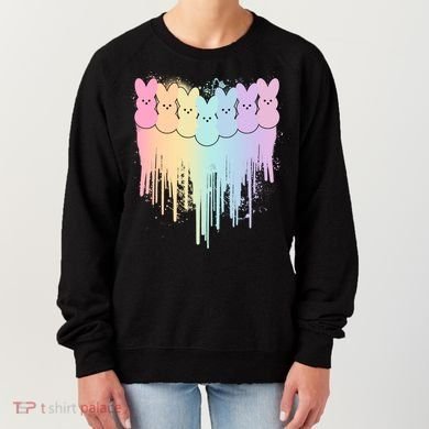 Cute Easter Painted Spring Colors Peeps Women's Sweatshirt