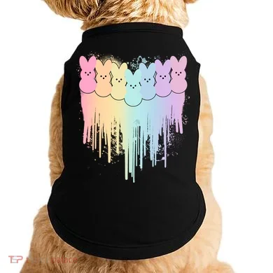 Cute Easter Painted Spring Colors Peeps Doggie Tank