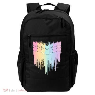 Cute Easter Painted Spring Colors Peeps Backpack