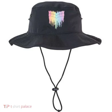 Cute Easter Painted Spring Colors Peeps Bucket Hat
