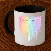 Cute Easter Painted Spring Colors Peeps Coffee Mug thumb 2