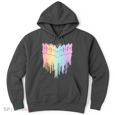 Cute Easter Painted Spring Colors Peeps Hoodie